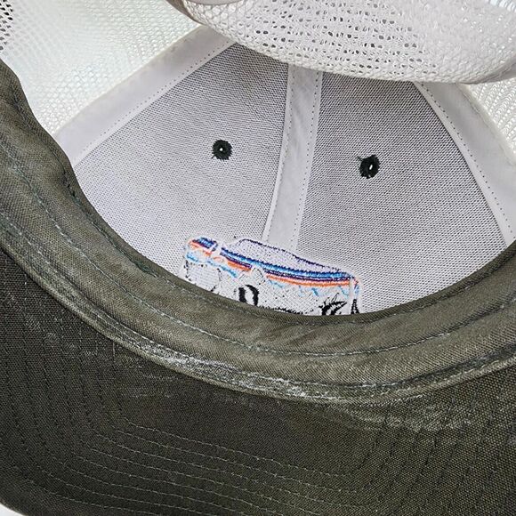 Patagonia Fitz Roy Bison Buffalo Green Trucker Hats Mesh Snapback Hat Cap - Picture 10 of 10